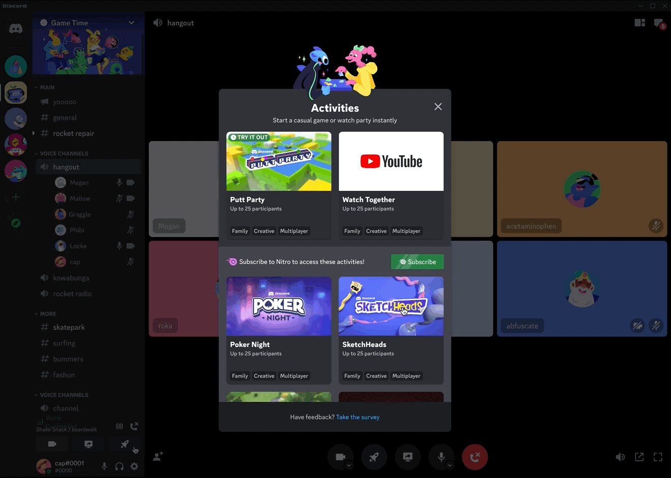 Discord work example